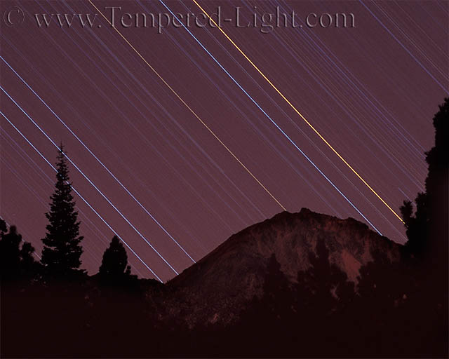 Night Falls on Mt. Lassen