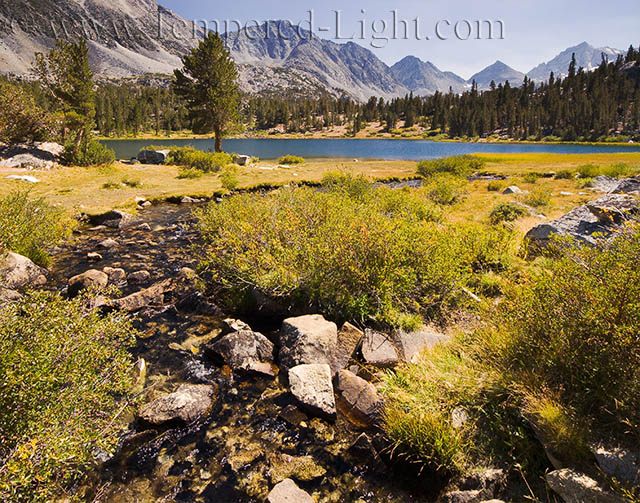 Rock Creek winding to Heart Lake