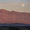 Moonrise over Mesquite Dunes