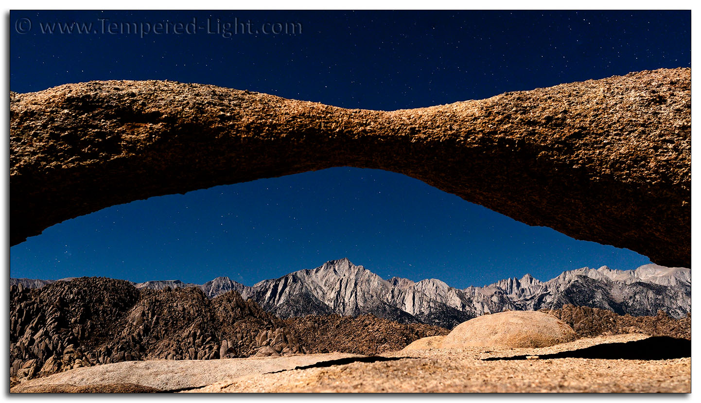 Lathe Arch by Moonlight