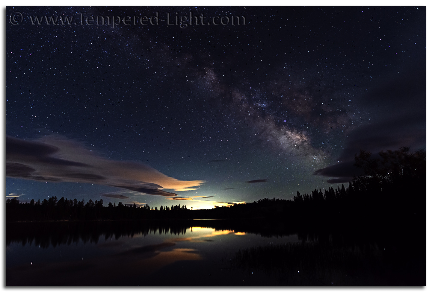 Milky Way over Antelope Lake